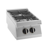 Mașină de gătit, GPL sau gaz, de banc, 2 arzătoare, Linia 700, Silko